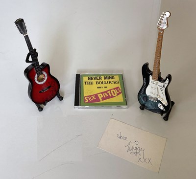Lot 178 - AUTOGRAPHS - PAUL WELLER / GLEN MATLOCK / ALICE COOPER.