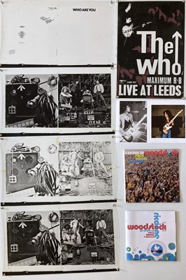 Lot 22 - ROCK AND POP MEMORABILIA - ORIGINAL BOLAN PHOTOS / WHO POSTER NEGATIVES.