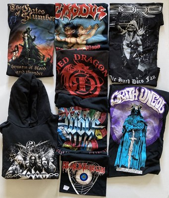 Lot 142 - MUSIC CLOTHING - METAL /. ROCK T-SHIRTS.