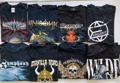 Lot 143 - MUSIC CLOTHING - METAL T-SHIRTS.