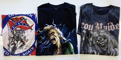 Lot 141 - MUSIC CLOTHING - IRON MAIDEN T-SHIRTS.