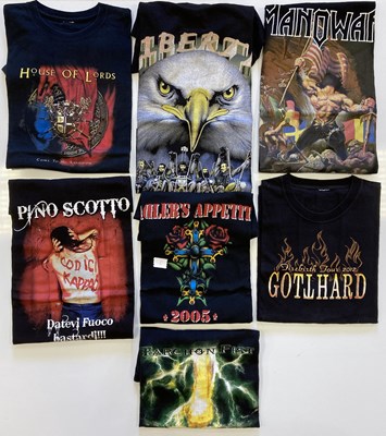 Lot 144 - MUSIC CLOTHING - METAL T-SHIRTS.