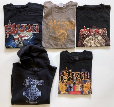 Lot 139 - MUSIC CLOTHING - SAXON T-SHIRTS.