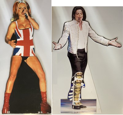 Lot 62 - MICHAEL JACKSON / GERI HALLIWELL DISPLAYS