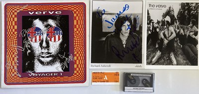 Lot 471 - THE VERVE / RICHARD ASHCROFT SIGNED ITEMS INC RARE LP.