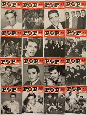 Lot 105 - POP WEEKLY MAGAZINES 1962 - 1963 - ISSUE 1 TO 52.