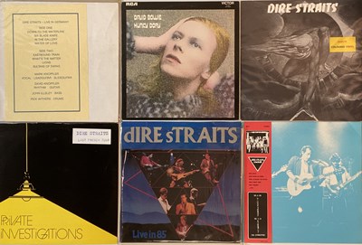 Lot 800 - DIRE STRAITS PRIVATELY PRESSED LPs PLUS DAVID BOWIE.