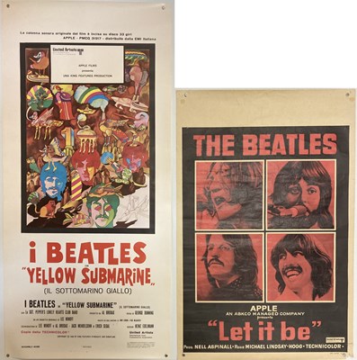 Lot 188 - BEATLES POSTERS - ITALIAN YELLOW SUBMARINE