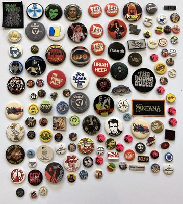 Lot 120 - ROCK / PUNK / HARD ROCK BADGE COLLECTION.