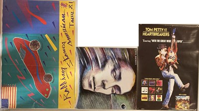 Lot 199 - ROCK POSTERS INC TOM PETTY/ROLLING STONES