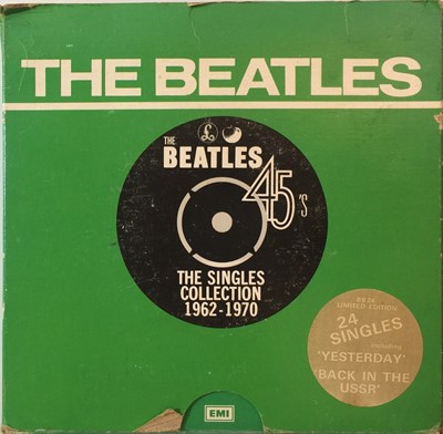 Lot 7 - THE BEATLES - THE SINGLES COLLECTION 1962-1970 (24 x 7" BOX SET - 1970s RELEASE 'GREEN BOX'))