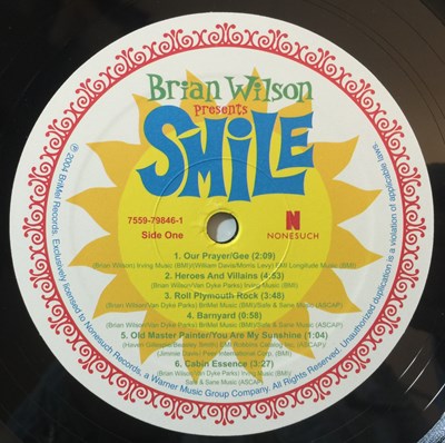 Lot 920 - BRIAN WILSON - SMILE LP (2004) PLUS 7"