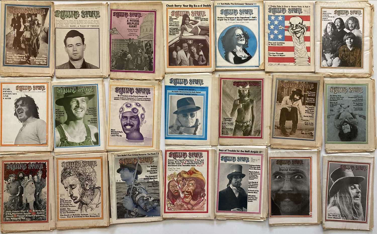 Lot 106 - c 1970S ROLLING STONE  / STREETLIFE MAGAZINES.