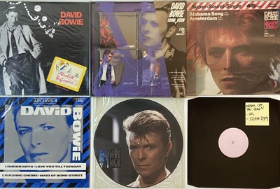Lot 912 - DAVID BOWIE - 12"/SHAPED DISC COLLECTION PLUS CD BOX SET