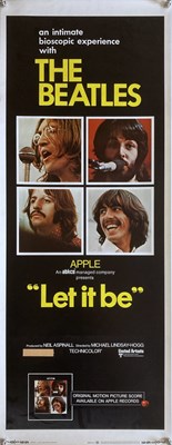 Lot 355 - LET IT BE FILM INSERT POSTER.