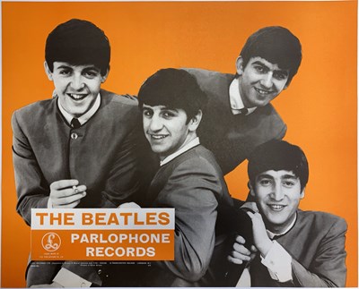 Lot 356 - THE BEATLES - ORIGINAL PARLOPHONE PROMOTIONAL POSTER.