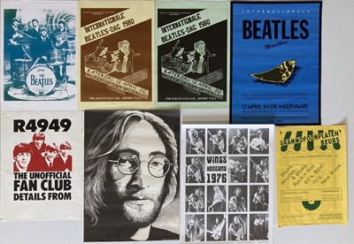 Lot 176 - BEATLES UNLIMITED - OVERSEAS / FAN CLUB POSTERS.