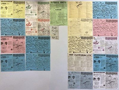 Lot 125 - MARQUEE CLUB PROMOTIONAL HANDBILLS - 1971 - 1981.