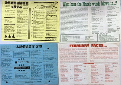 Lot 125 - MARQUEE CLUB PROMOTIONAL HANDBILLS - 1971 - 1981.