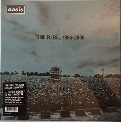 Lot 947 - OASIS - TIME FLIES... 1994-2009 - 5 x LP BOX SET (RKIDLP66 - MINT AND SEALED)