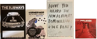 Lot 45 - POSTERS AND SIGNED SHED SEVEN MEMORABILIA