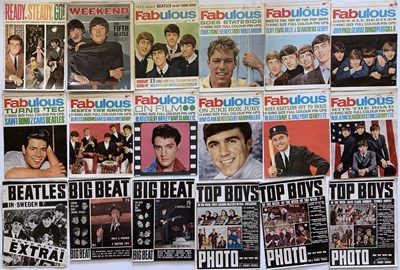 Lot 223 - THE BEATLES - RAVE / FABULOUS MAGAZINES.