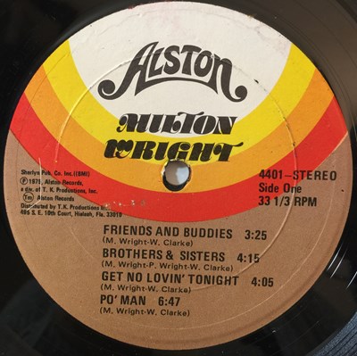 Lot 1038 - MILTON WRIGHT - FRIENDS AND BUDDIES LP (US ORIGINAL COPY - ALSTON 4401)