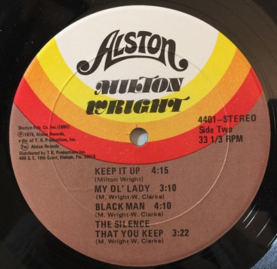 Lot 1038 - MILTON WRIGHT - FRIENDS AND BUDDIES LP (US ORIGINAL COPY - ALSTON 4401)