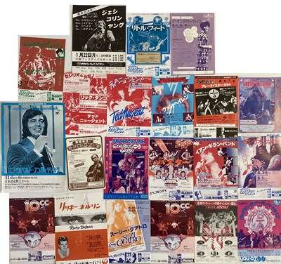 Lot 102 - JAPANESE CIRCA 1970S CONCERT FLYERS