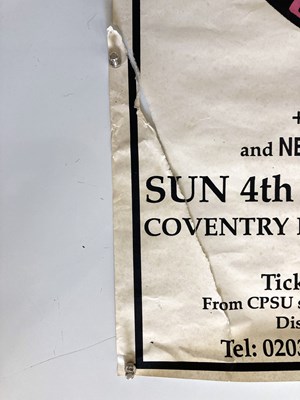 Lot 42 - NED'S ATOMIC DUSTBIN + POP WILL EAT ITSELF  CONCERT POSTERS.