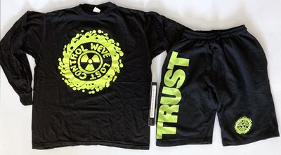 Lot 50 - NED'S ATOMIC DUSTBIN - TRUST MUSIC VIDEO WORN CLOTHING AND VHS.