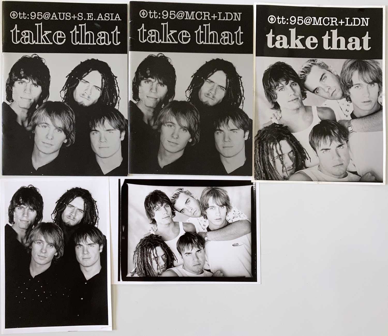 Lot 106 - TAKE THAT - UNUSED PROGRAMME DESIGN - ROBBIE LEAVES THE BAND.