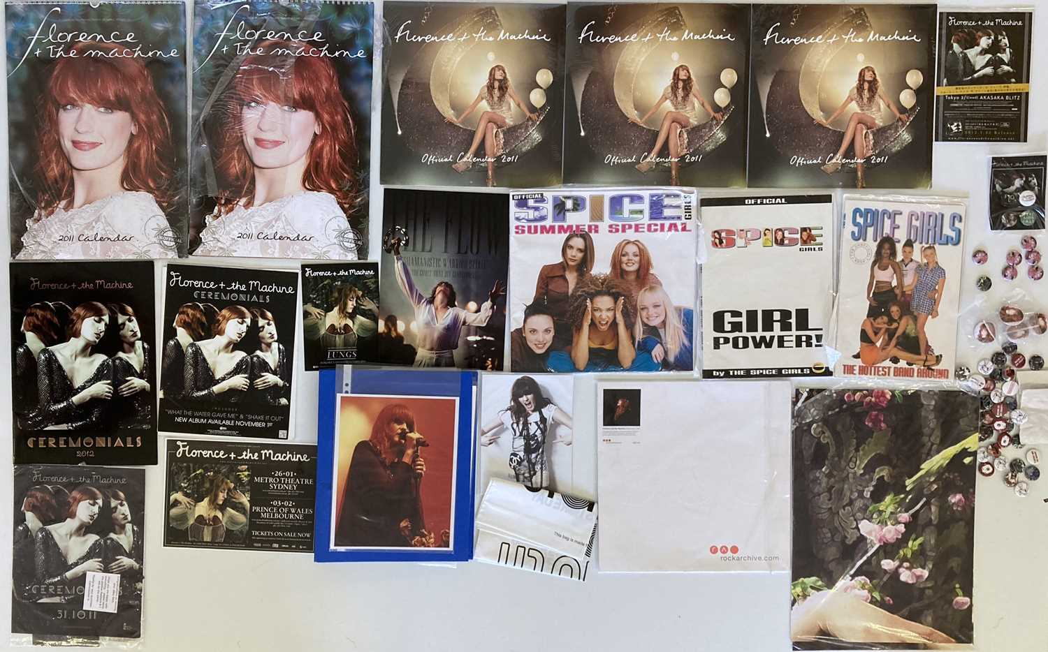Lot 89 - FLORENCE AND THE MACHINE - MEMORABILIA AND SIGNED ITEMS.