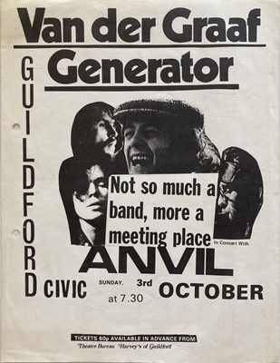 Lot 169 - VAN DER GRAAF GENERATOR FLYER.