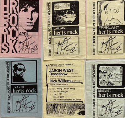 Lot 129 - 1976 CONCERT HANDBILLS - BUDGIE /  JUDAS PRIEST ETC.