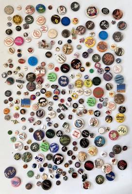 Lot 151 - ROCK, PUNK AND POP BADGE COLLECTION.