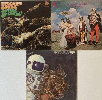 Lot 805 - BEGGARS OPERA - WATER OF CHANGE, ACT ONE & PATHFINDER LPs (ORIGINAL UK/GERMAN VERTIGO SWIRL PRESSING LPs)