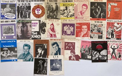 Lot 90 - ORIGINAL SHEET MUSIC COLLECTION INC BEATLES.