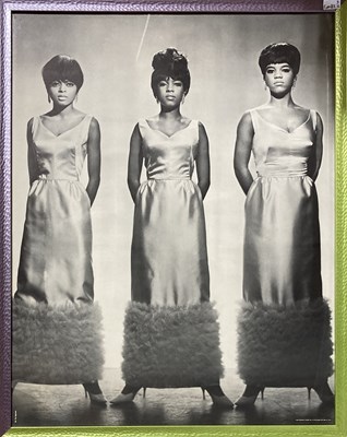 Lot 91 - SUPREMES FRAMED POSTER, SHEET MUSIC ETC.