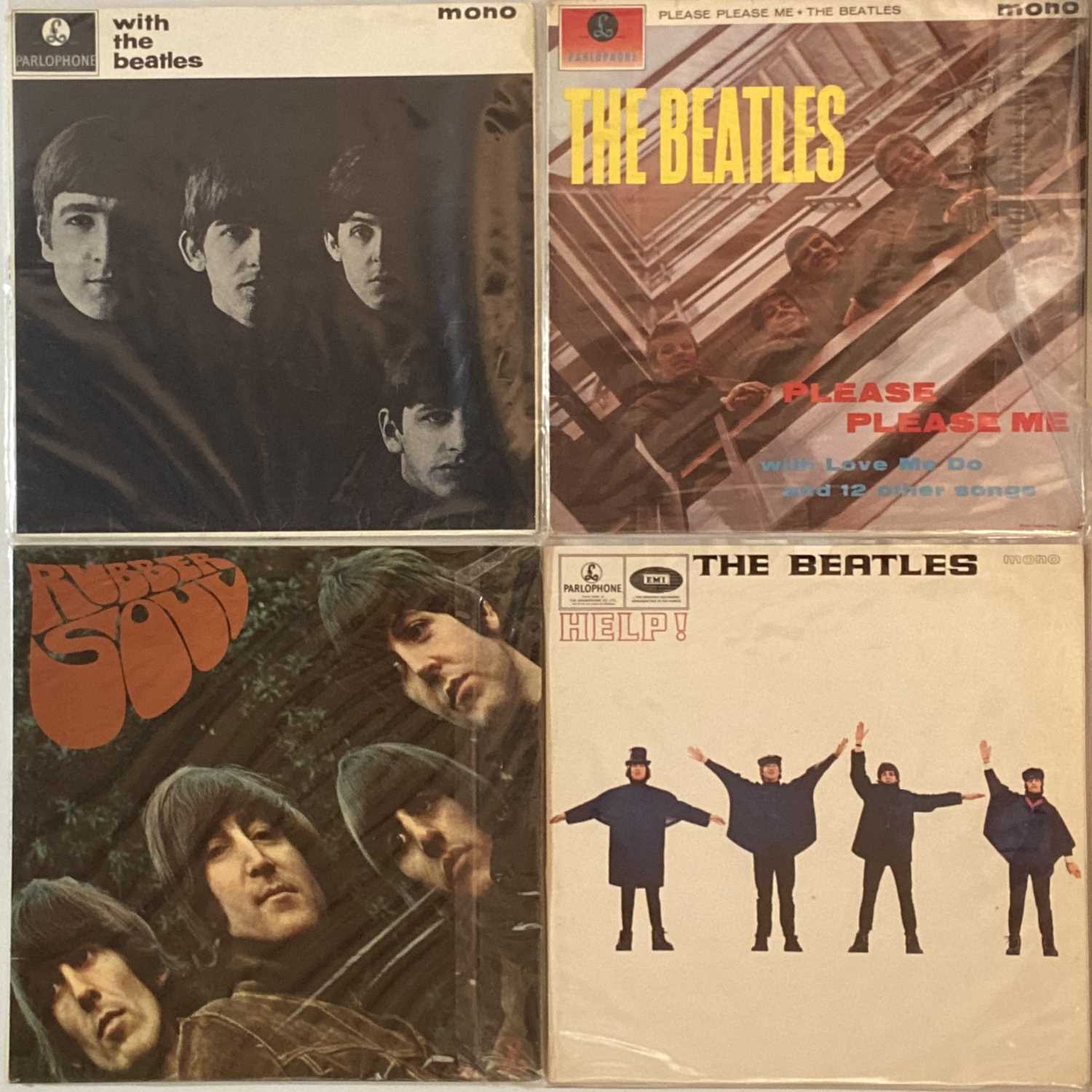Lot 23 - THE BEATLES - UK STUDIO ALBUM LPs (ORIGINAL/EARLY MONO PRESSINGS)