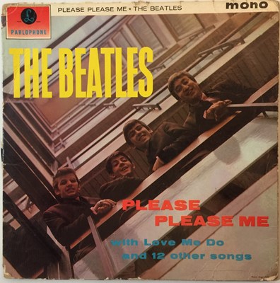 Lot 34 - THE BEATLES - PLEASE PLEASE ME (MONO 'BLACK AND GOLD' ORIGINAL PMC 1202 - 'STARTER' COPY)