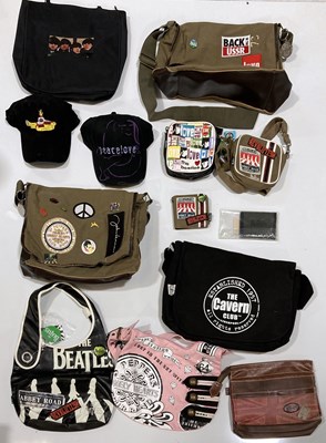 Lot 251 - THE BEATLES BAGS, WALLETs & CAPS.