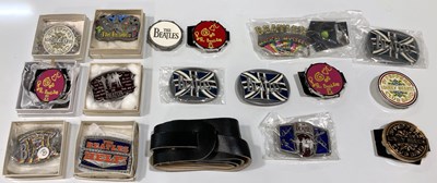 Lot 259 - THE BEATLES BELT BUCKLES.