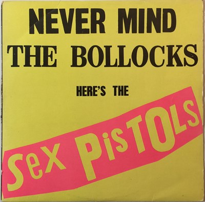 Lot 11 - SEX PISTOLS - NEVER MIND THE BOLLOCKS LP (PLAIN BACK - V2086)