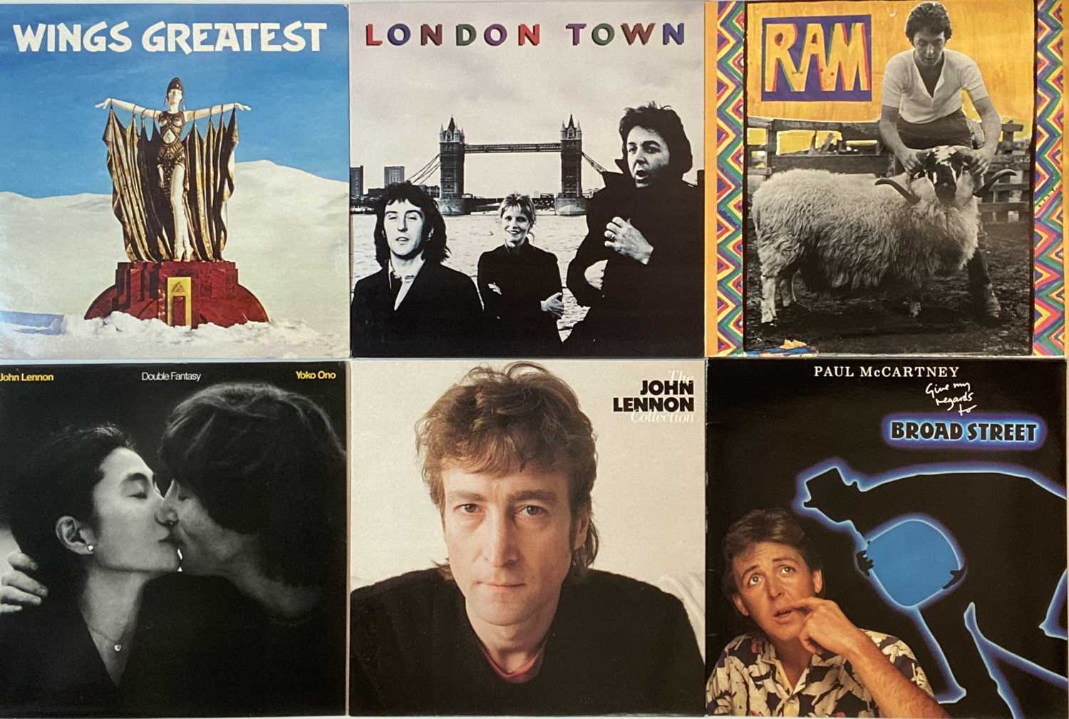 Lot 55 - SOLO BEATLES - LPs