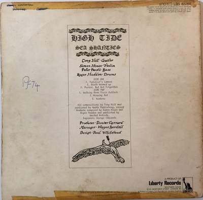 Lot 14 - HIGH TIDE - SEA SHANTIES LP (UK STEREO - LBS 83264)
