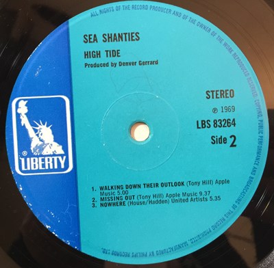 Lot 14 - HIGH TIDE - SEA SHANTIES LP (UK STEREO - LBS 83264)