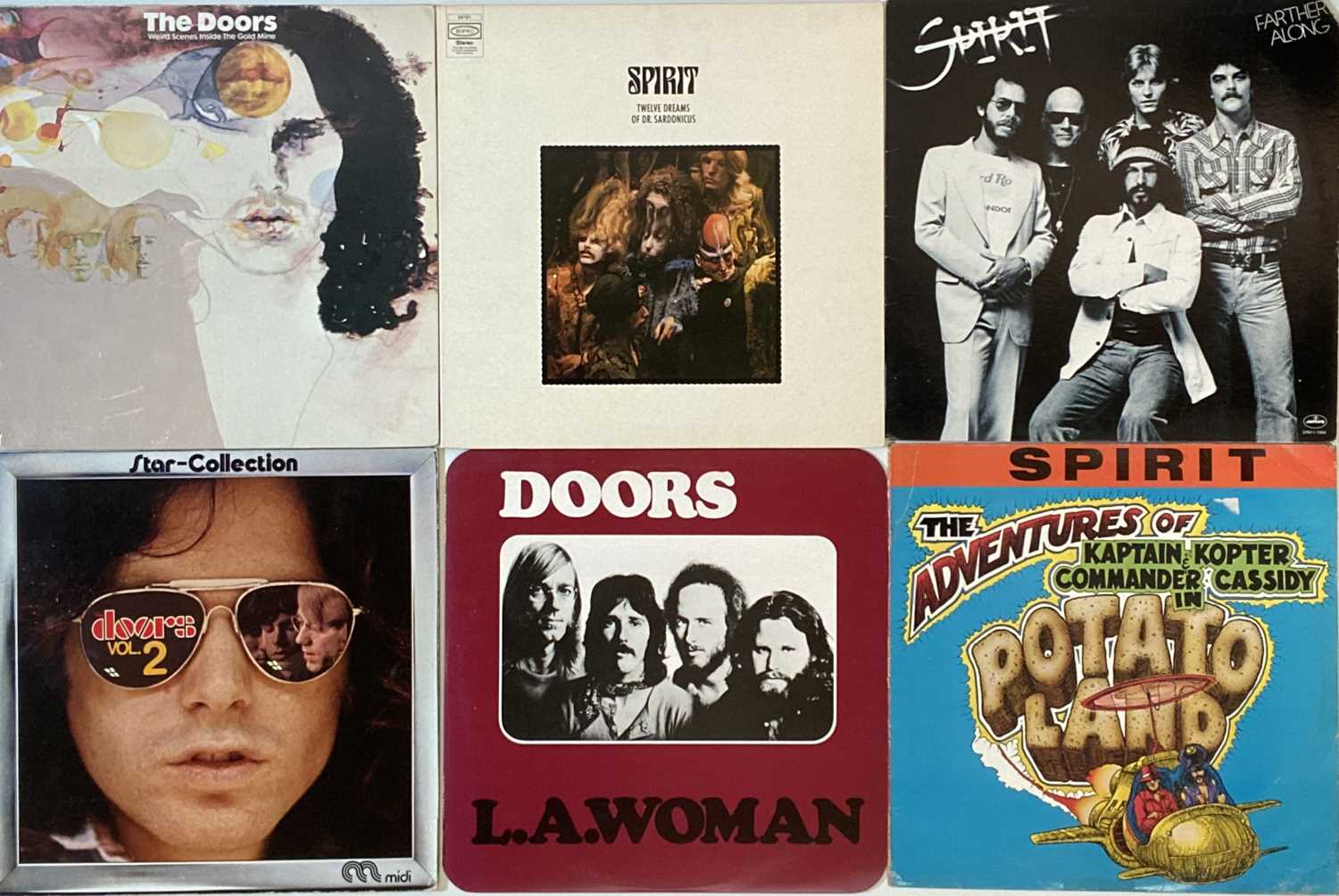 Lot 16 - SPIRIT/ THE DOORS - LPs