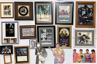 Lot 146 - BEATLES FRAMED IMAGES.