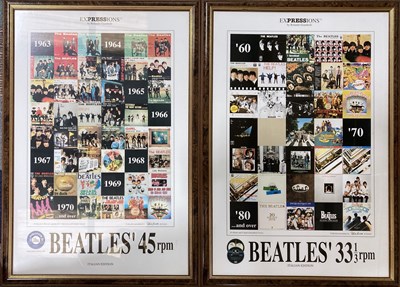 Lot 172 - THE BEATLES ASSORTED FRAMED ITEMS.